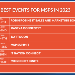 Best Events for MSPs in 2023 Blog Image